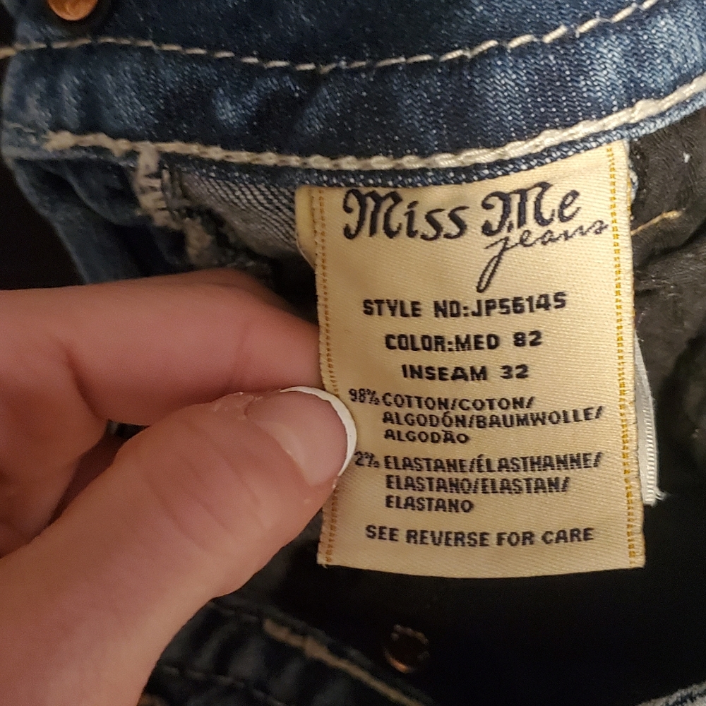 NWOT! Miss Me Light Wash Skinny Jeans - Picture 2 of 7